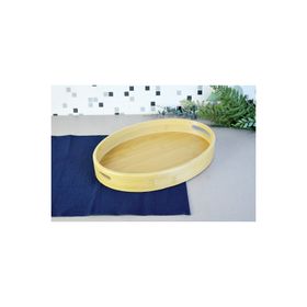 Paçi Bambu 36x26 cm Oval Derin Tepsi