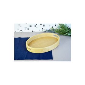 Paçi Bambu 36x26 cm Oval Derin Tepsi