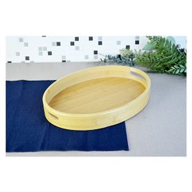 Paçi Bambu 36x26 cm Oval Derin Tepsi