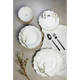Paçi Flora Bone Chine 24 Parça Yemek Takımı