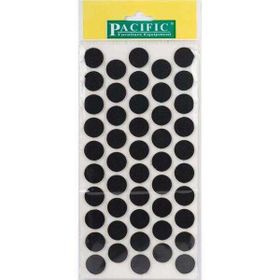 Pacific 20 mm Kahve 1 Paket 50 Adet Yapışkanlı Keçe