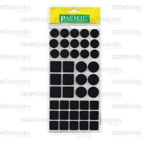 Pacific 20x20 mm Siyah Yapışkanlı Keçe