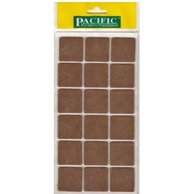 Pacific 30x30 mm Kahve Yapışkanlı Keçe