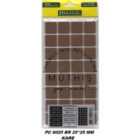 Pacific PC6025BR Kahvrengi 25x25 mm Keçe