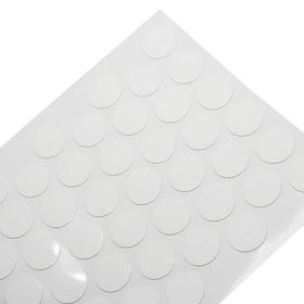 Pacific Yapışkanlı 14 mm Parlak Beyaz Vida Tapası