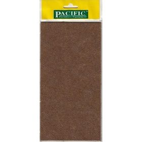 Pacific Yapışkanlı Dikdörtgen 120x240 mm Kahve Keçe