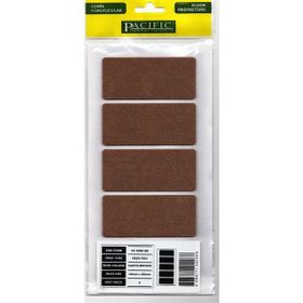 Pacific Yapışkanlı Zemin Koruyucu 40x90 mm Kahverengi Keçe