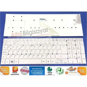 Packard Bell LV11-HC Q Klavye Beyaz Tuş Takımı