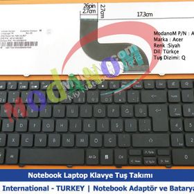 Packard Bell NSK-AL20T NSK-AL21D NSK-AL30T Notebook TR Siyah Uyumlu Klavye