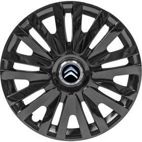 PackGar Citroen Ami 208 Amblemli Piano Black 4'lü Set 14 İnç Jant Kapağı