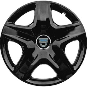 PackGar Dacia Logan 201 Amblemli Piano Black 4'lü Set 14 İnç Jant Kapağı