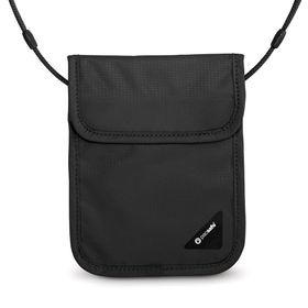Pacsafe Coversafe X75 Hırsızlığa Karşı Siyah RFID Engelleme Boyun Kılıfı