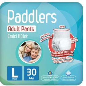 Paddlers Emici Külot Large 30 Adet Yetişkin Hasta Bezi
