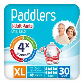 Paddlers Emici Külot X-Large 30 Adet Yetişkin Hasta Bezi