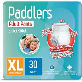 Paddlers Emici Külot X-Large 30 Adet Yetişkin Hasta Bezi