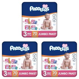 Paddlers No:3 Midi 210 Adet Bebek Bezi