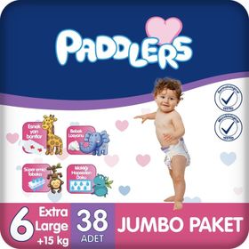 Paddlers No:6 XLarge 38 Adet Bebek Bezi