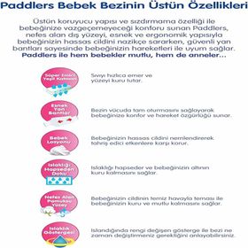 Paddlers No:6 XLarge 66 Adet Bebek Bezi