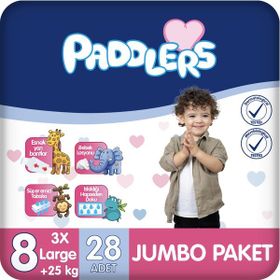Paddlers No:8 XXXLarge 28 Adet Bebek Bezi