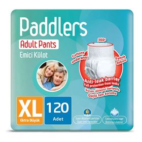 Paddlers XL Beden 120 Adet Külot Yetişkin Bezi