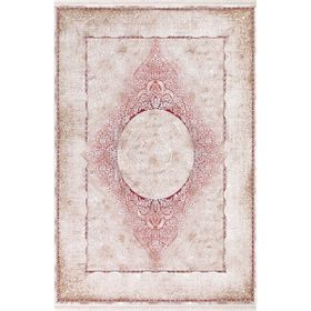 Padişah 31883-010 Klasik Santo Kırmızı Bej 100x300 cm Salon Halı