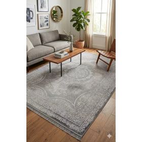 Padişah 32840-095 Klasik Santo Gri 160x230 cm Salon Halı