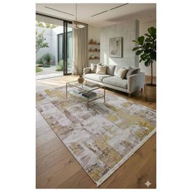 Padişah 34935-075 Modern Sümela Sarı 150x233 cm Salon Halı