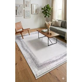 Padişah Halı 60887 095 200X290 cm Santo Gri Salon Halısı
