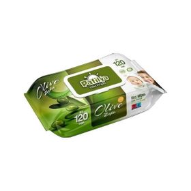 Pafilya Zeytin Plastik Kapaklı 3x120 Adet Bebek Islak Mendil