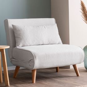 Pafu Folde 80 Tekli Teddy Beyaz Yataklı Katlanır Koltuk