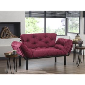 Pafu Nitta İkili Bordo Kanepe