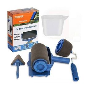 Paint Roller Damlatmayan Duvar Boya Rulosu Boyama Seti Pratik Kullanımlı Badana Boya Fırça Rulo Seti