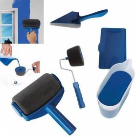 Paint Roller Damlatmayan Duvar Boya Rulosu Boyama Seti Pratik Kullanımlı Badana Boya Fırça Rulo Seti