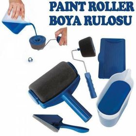 Paint Roller Damlatmayan Duvar Boya Rulosu Boyama Seti Pratik Kullanımlı Badana Boya Fırça Rulo Seti