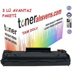 Paintter CE285A HP 3 Adet P1100 P1102W M1132 M1212 M1217 Muadil Toner