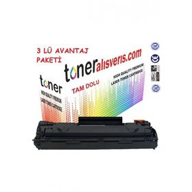 Paintter CE285A HP 3 Adet P1100 P1102W M1132 M1212 M1217 Muadil Toner