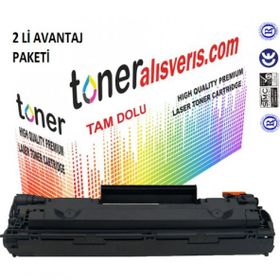 Paintter HP CE 285A P1100 / P1102W / M1132 / M1212 / M1217 Uyumlu 2'li Muadil Toner