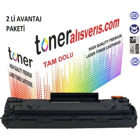 Paintter HP CE 285A P1100 / P1102W / M1132 / M1212 / M1217 Uyumlu 2'li Muadil Toner