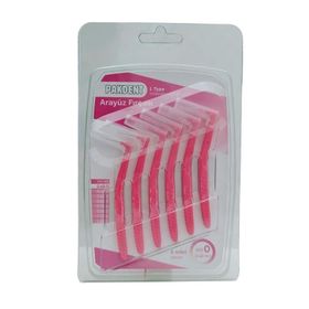 Pakdent 0.40 mm 6 Adet Pembe Arayüz Fırçası