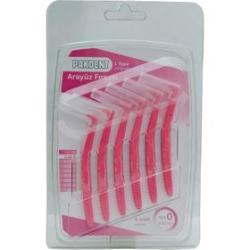Pakdent 0.40 mm 6 Adet Pembe Arayüz Fırçası