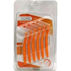 Pakdent 0.45 mm L Tipi Turuncu Arayüz Fırçası