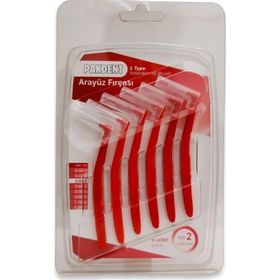 Pakdent 0.50 mm L Tipi Kırmızı Arayüz Fırçası