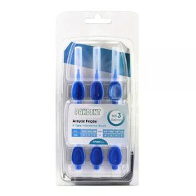 Pakdent 0.60 mm 6 Adet Mavi Arayüz Fırçası