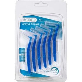 Pakdent 0.60 mm 6 Adet Mavi Arayüz Fırçası