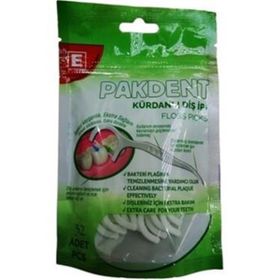 Pakdent 32 Adet Kürdanlı Diş İpi