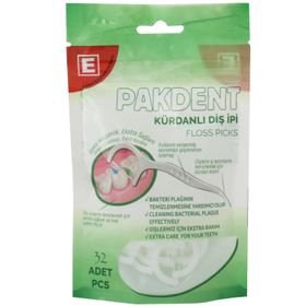 Pakdent 32 Adet Kürdanlı Diş İpi
