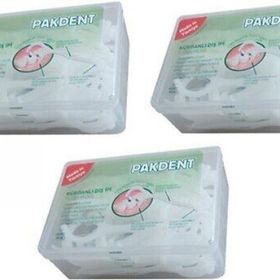 Pakdent 3x50 Adet Kürdanlı Diş İpi