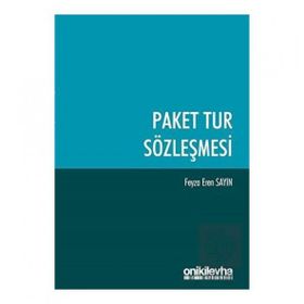 Paket Tur Sözleşmesi - Feyza Eren Sayın