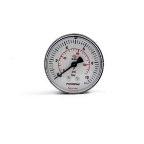 Pakkens 0-10 Bar 50 mm Arkadan Bağlantılı Kuru G 1/8 inç Manometre