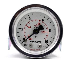 Pakkens 0-10 Bar 63 mm Arkadan Bağlantılı Panotipi Kuru G 1/4 inç Manometre